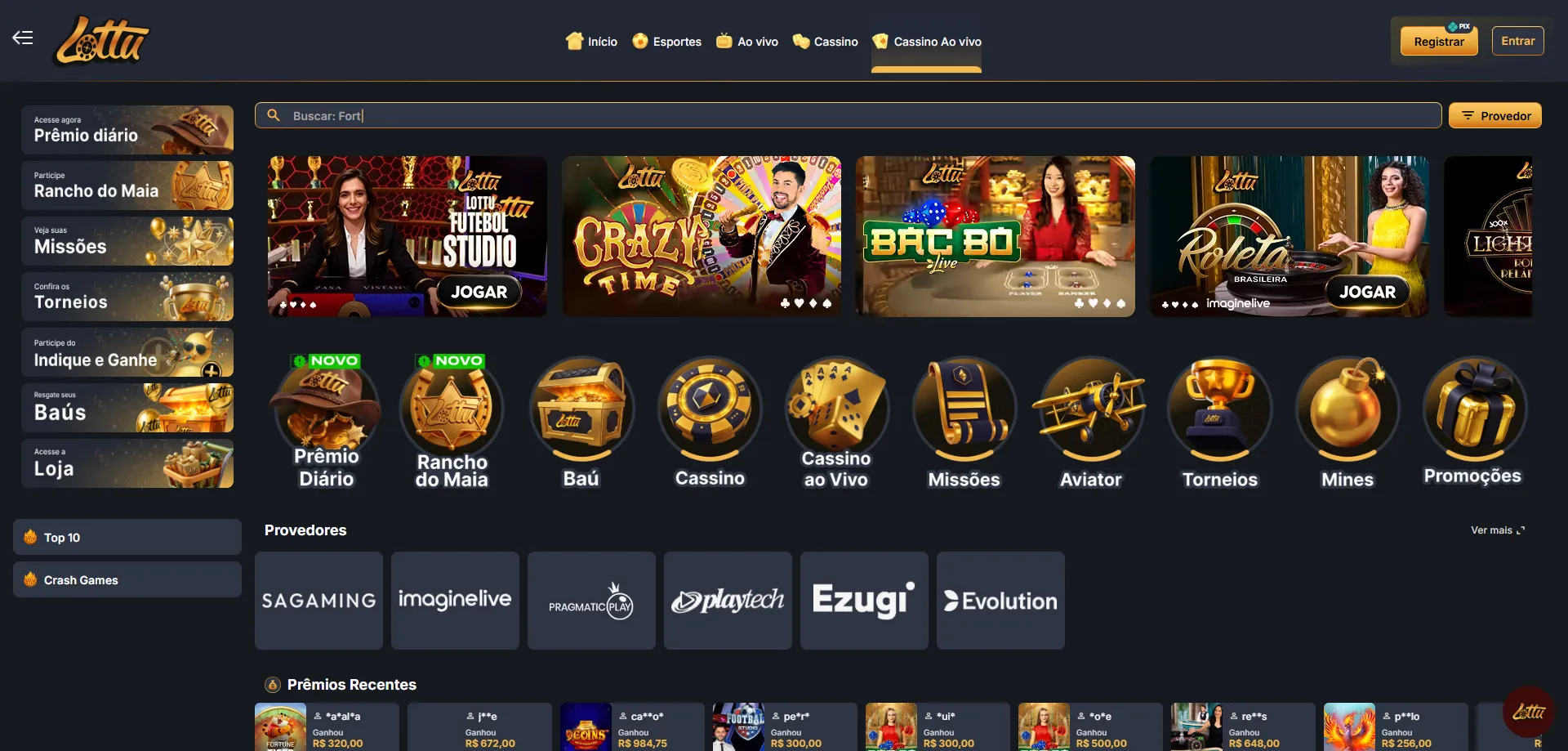 Cassino ao vivo na Lotus Bet — dealers profissionais em tempo real